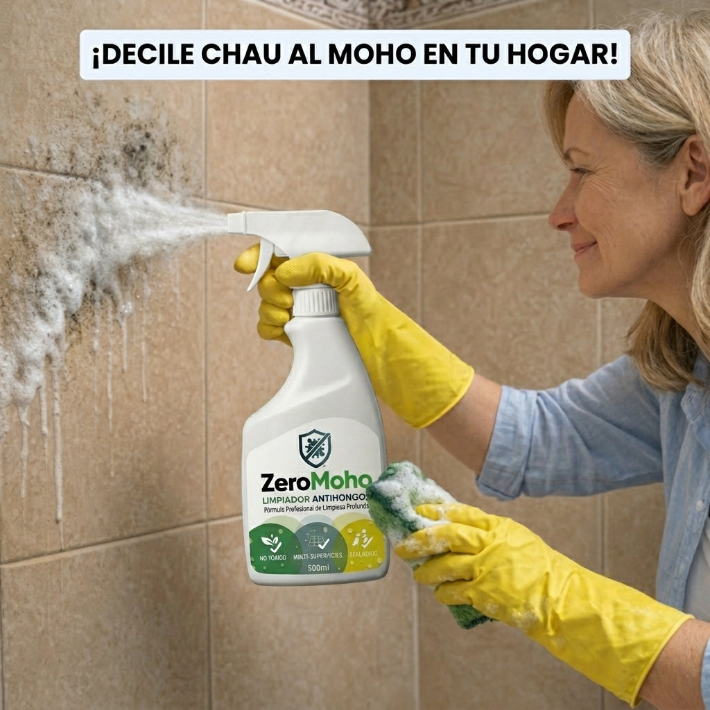 ZeroMoho -Removedor de moho | Paredes más limpias, frescas y protegidas en minutos.