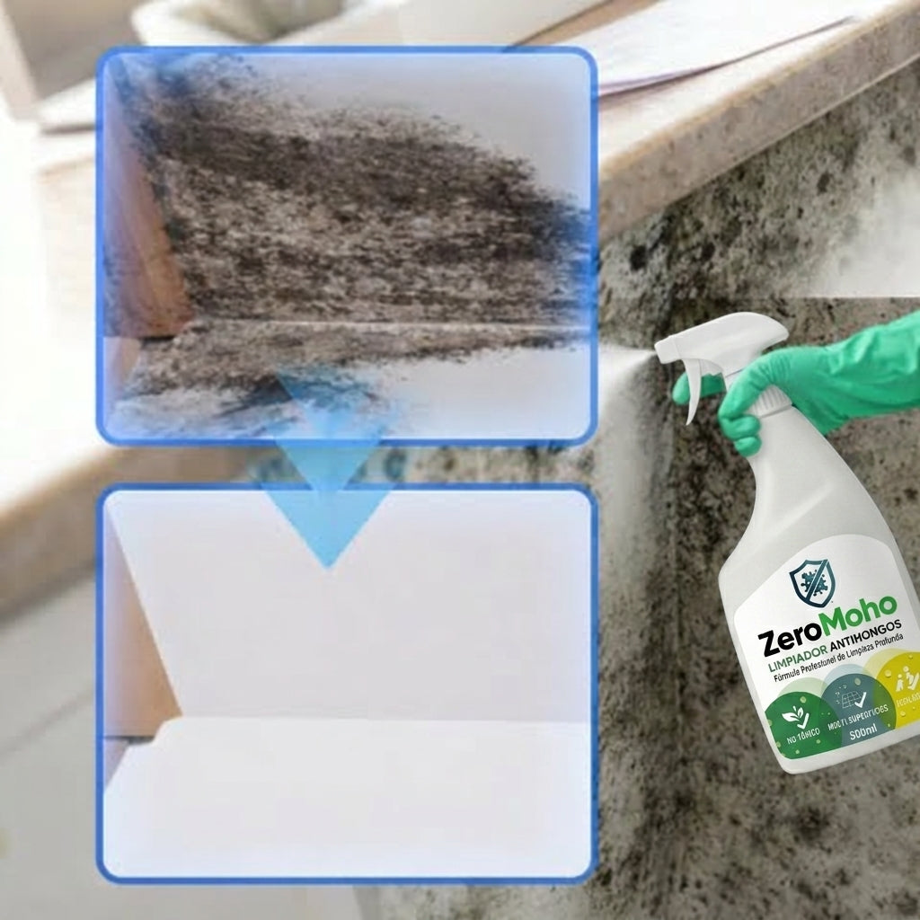 ZeroMoho -Removedor de moho | Paredes más limpias, frescas y protegidas en minutos.