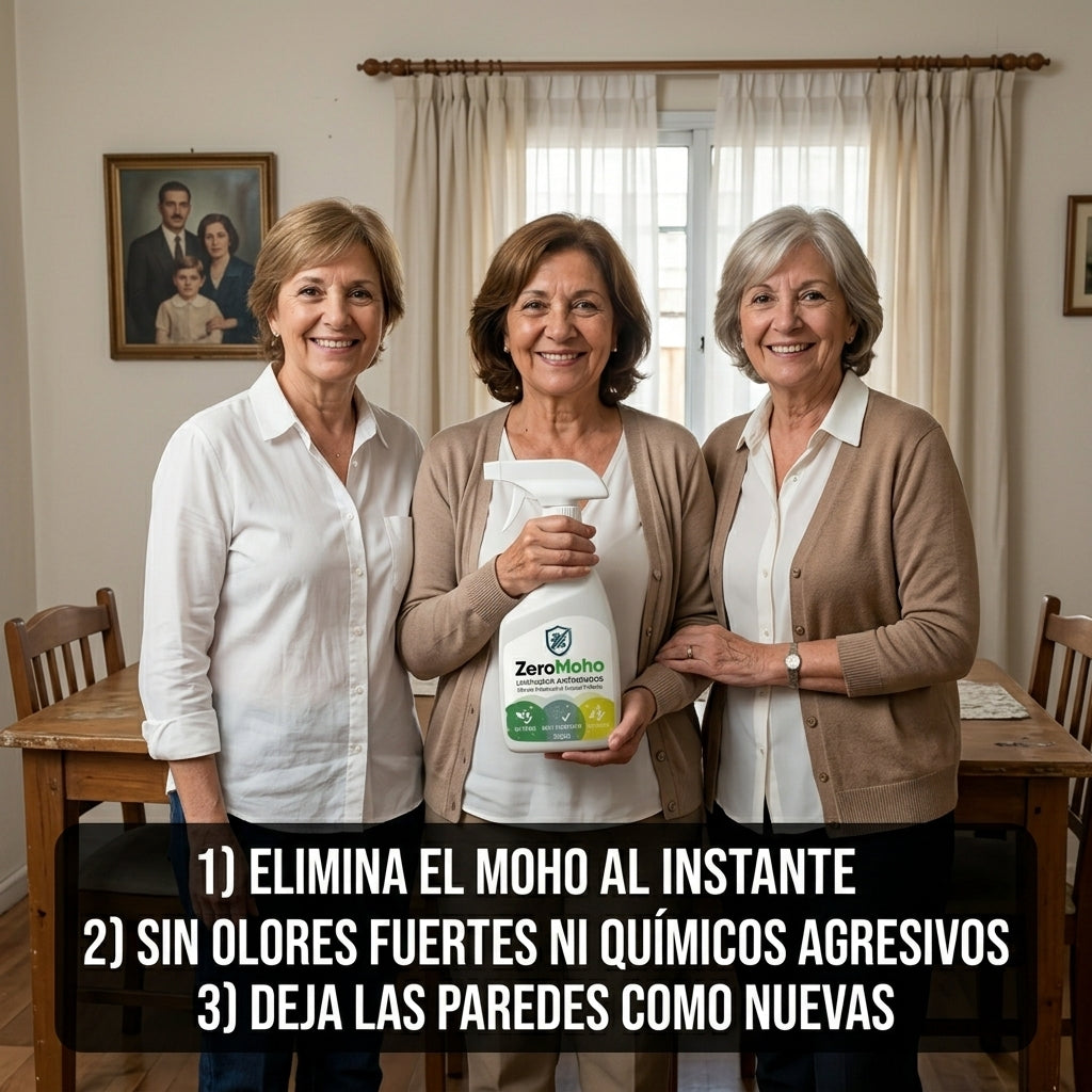 ZeroMoho -Removedor de moho | Paredes más limpias, frescas y protegidas en minutos.